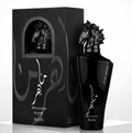 Ayotk Maahir Black Edition Eau de Parfum 100ml in a luxury black horse-head bottle with premium retail packaging.